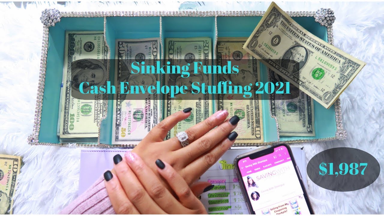 2021 Cash Envelope Stuffing // SINKING FUNDS FOR BEGINNERS // SAVING WITH SHANIQUA
