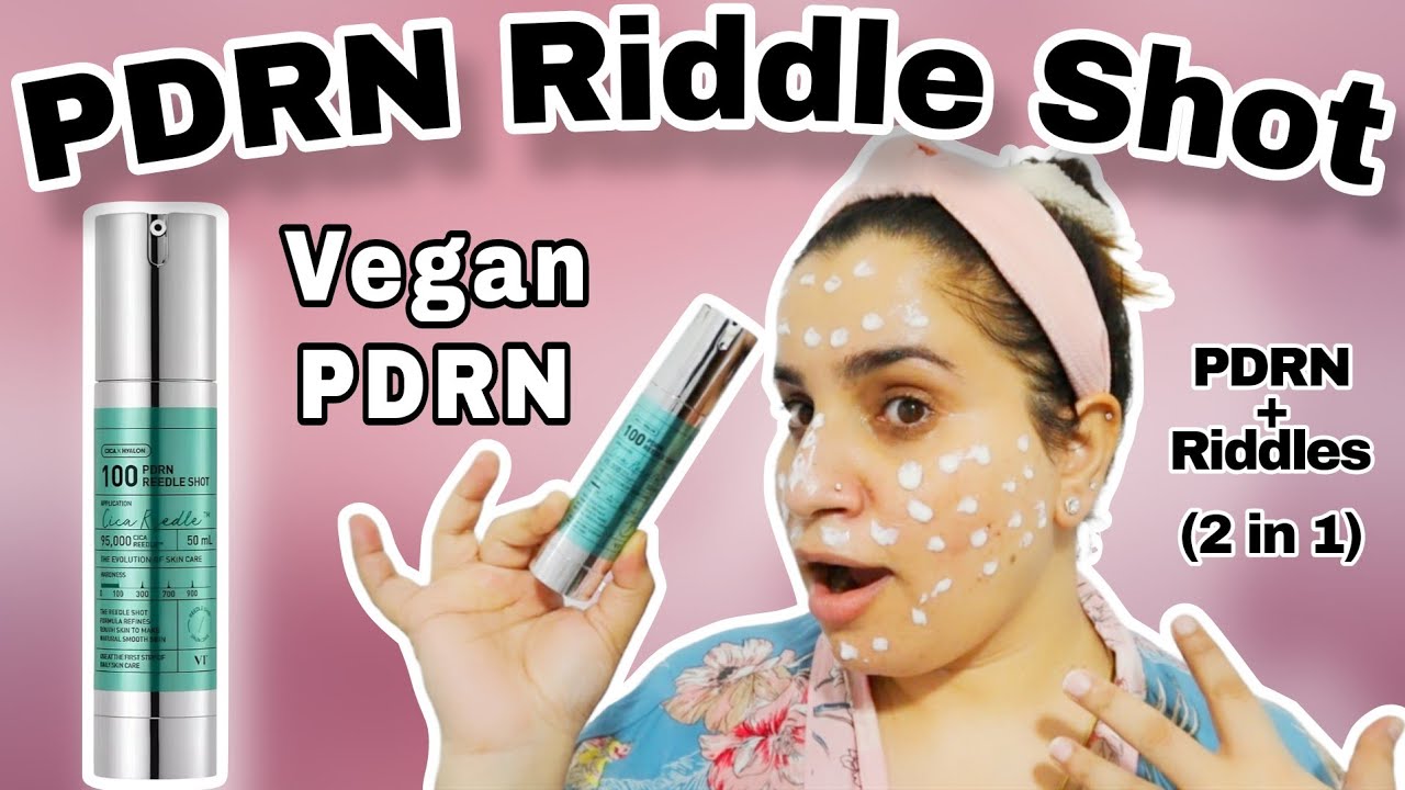Vegan PDRN for Skin Repair? | VT Cosmetics PDRN Riddle-Shot 100 Review | Better Than Salmon DNA?