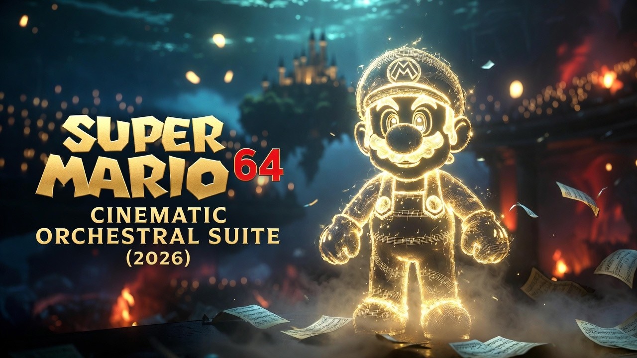 Super Mario 64 Cinematic Orchestral Suite (Full Album 2026) | Epic Choir & Symphony Reimagining