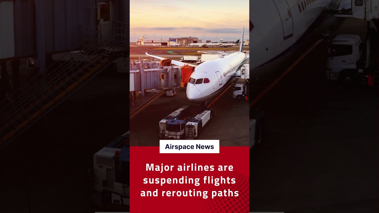 Tensions rising, skies closing! ✈️ Flights rerouted 
