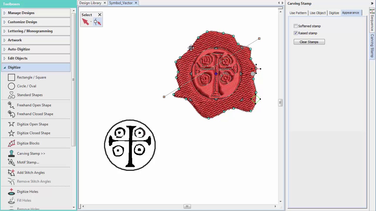 Hatch Embroidery 2 - Carving Stamps