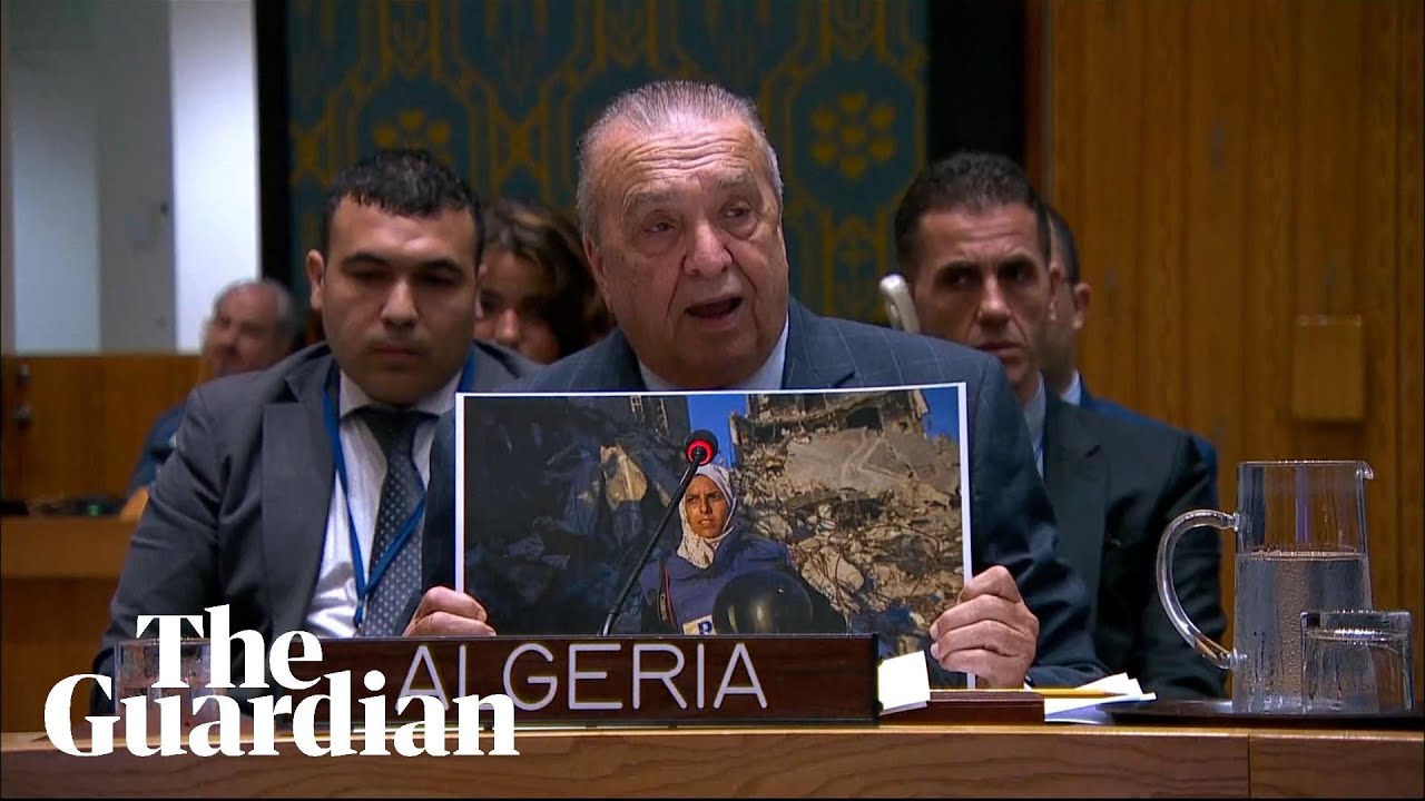 'Never forget me': UN diplomat reads killed Gaza journalist's letter to son
