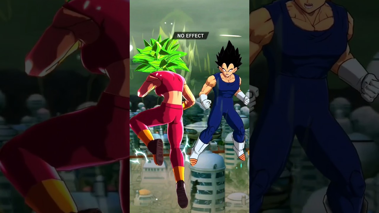 Vegeta & Kefla Unseen Fusion Animation 🤯!! #dragonballlegends #dragonball  #shorts