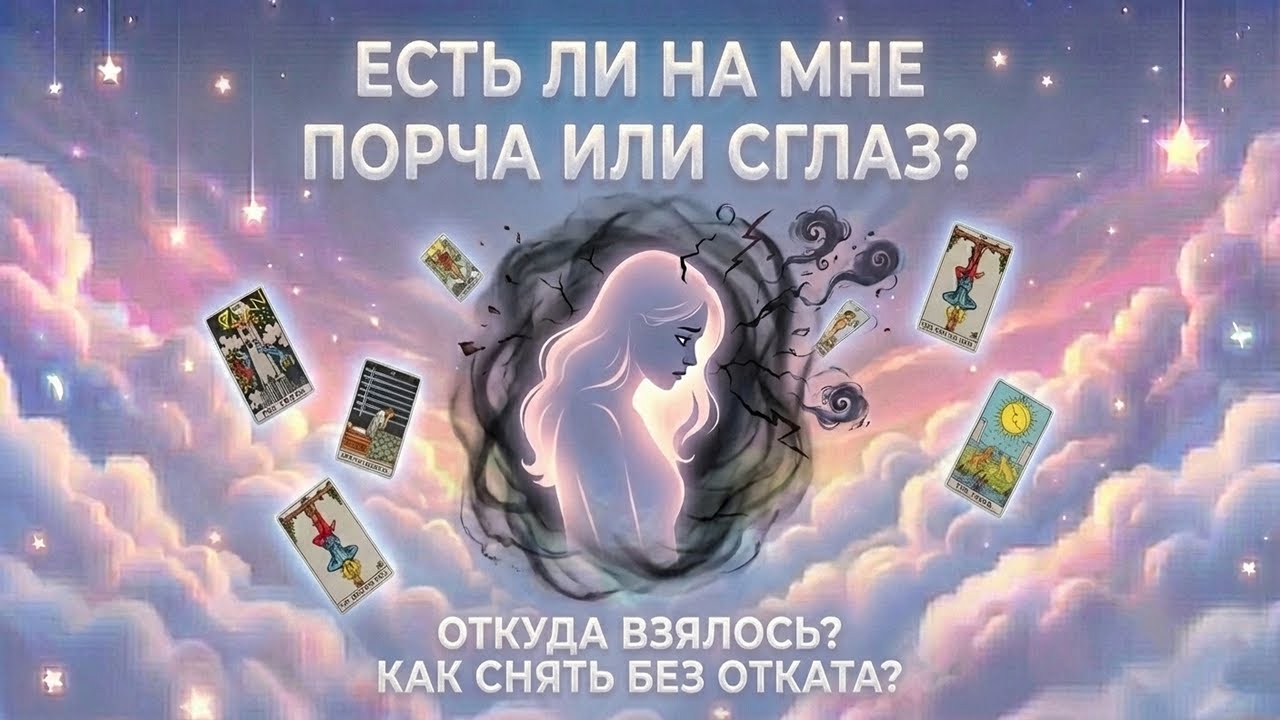 Есть ли на мне порча или сглаз? Откуда взялось? Как снять без отката? (Вариант 1)💕 Таро 🧿