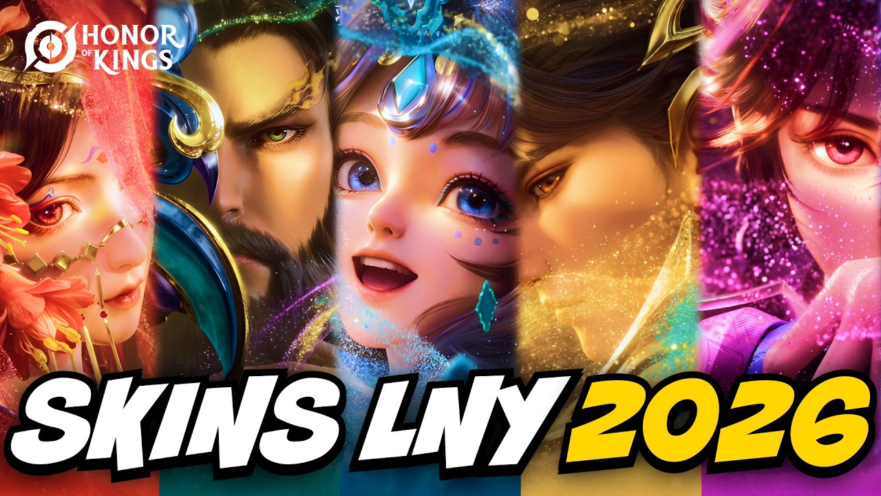 SKINS LUNAR NEW YEAR 2026 - AÑO DEL CABALLO HOK: GUAN YU, DOLIA, DI RENJIE, DIAOCHAN & YING!
