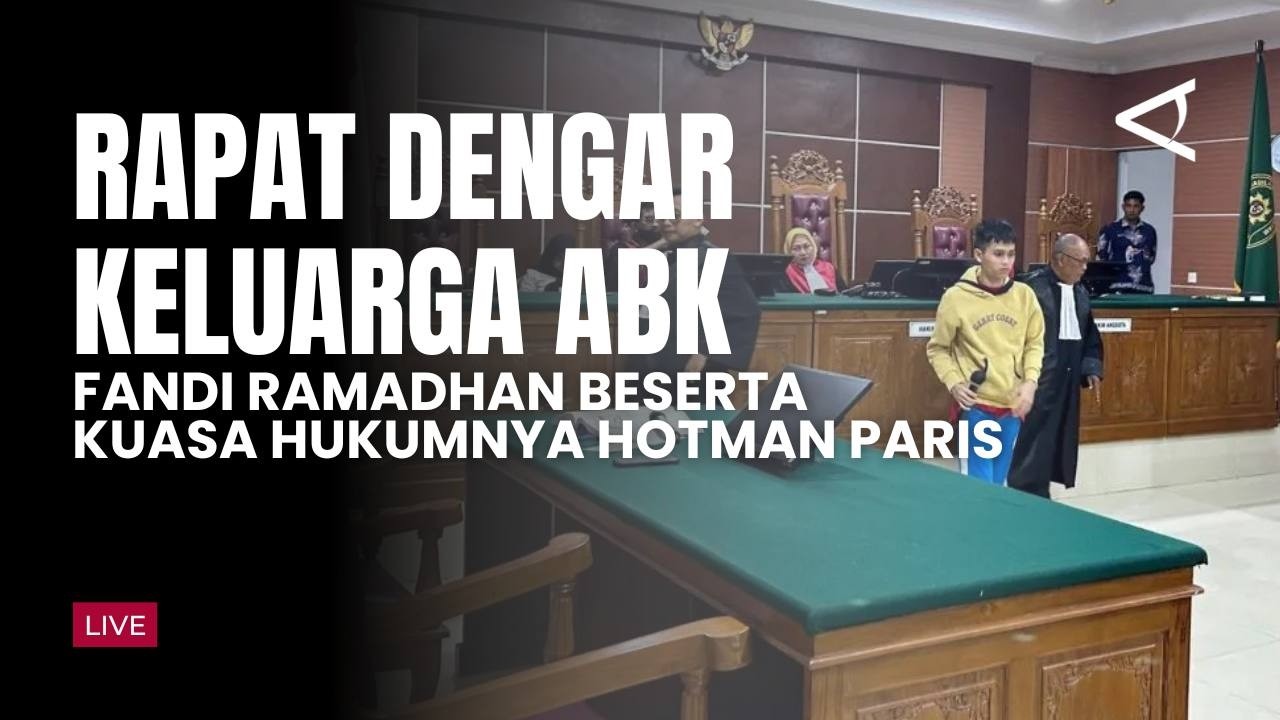[LIVE] RAPAT DENGAR DENGAN KELUARGA ABK BATAM FANDI RAMADHAN BERSERTA KUASA HUKUM HOTMAN PARIS