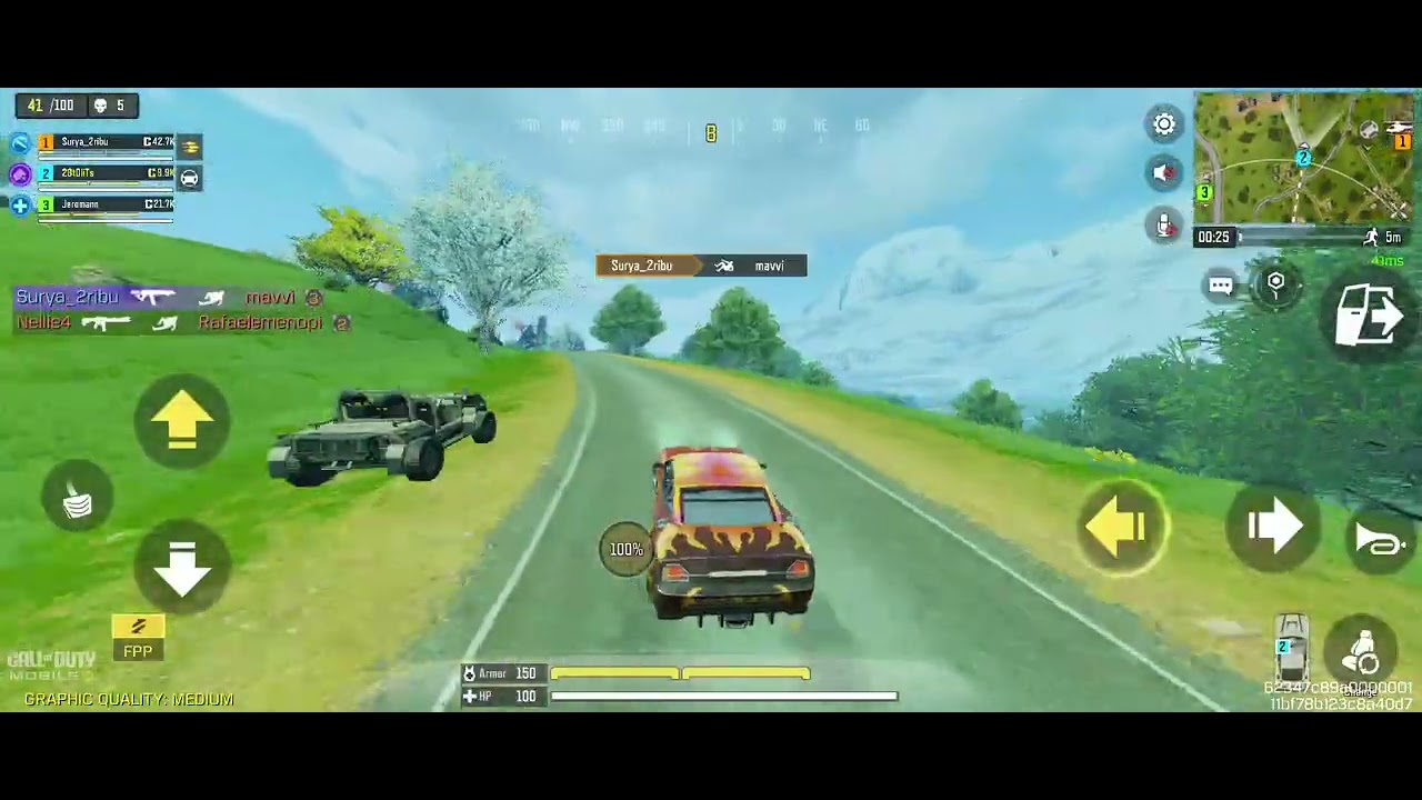 Trio v/s squad winner 10 kills