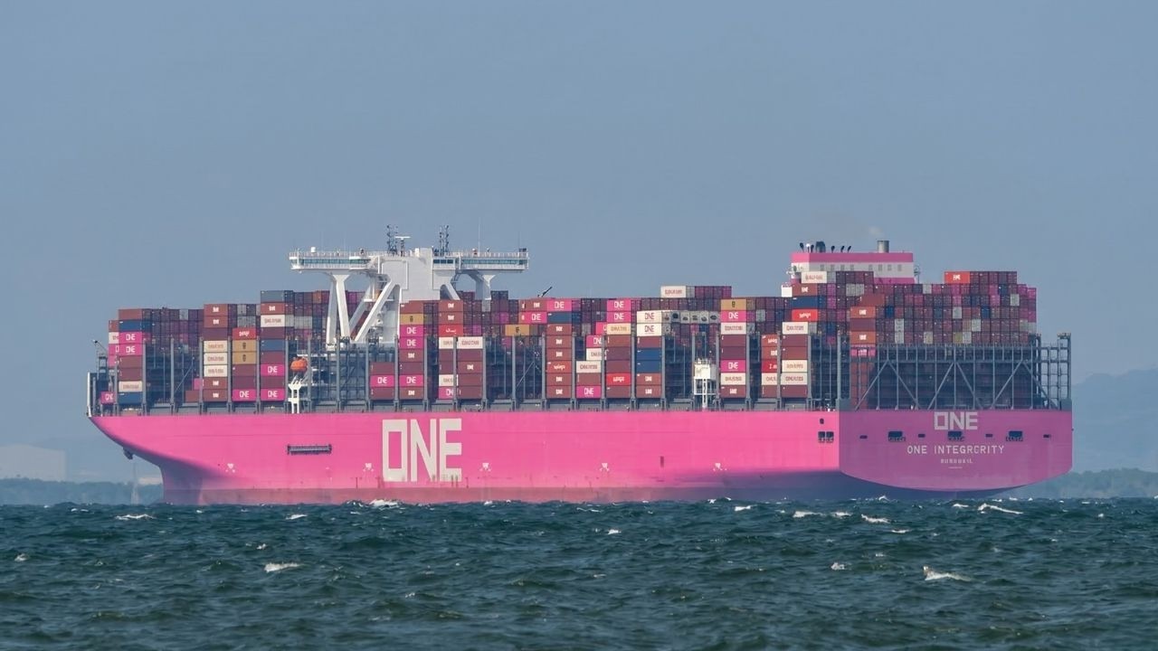 400m Giant! One of the World’s Largest Container Ships – ONE Intelligence