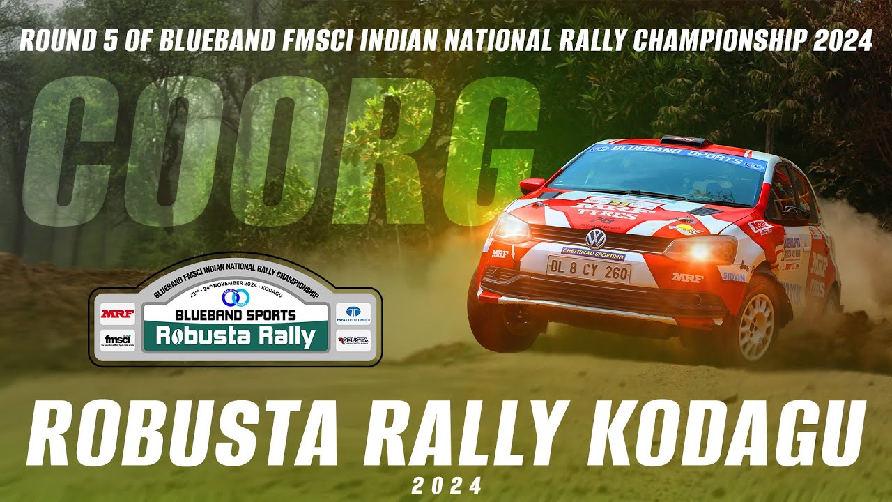 Robusta Rally Coorg 2024 In DD Sports | Kodagu Rally 2024 In DD Sports | INRC 2024 | BlueBand Sports
