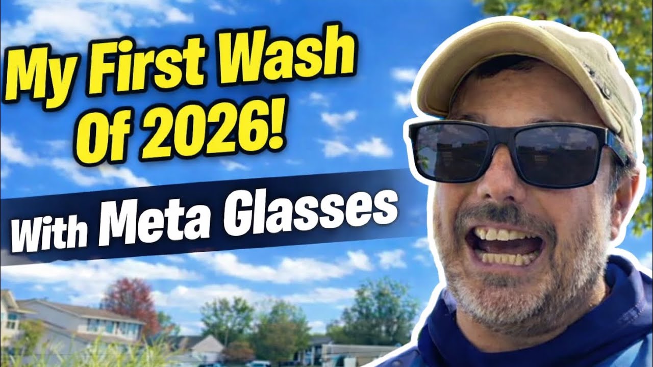 First Wash Of 2026! With Meta Glasses!
