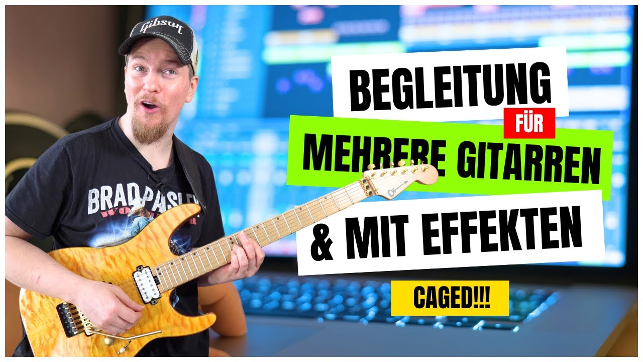 Begleitung mit mehreren Gitarren entwickeln, Effekte verwenden & Akkorde lernen | Gitarrenunterricht