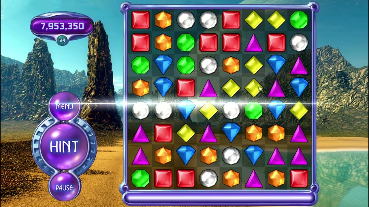 Bejeweled 2 Widescreen Hyper Mode Level 1-27