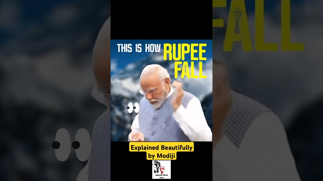 Modiji Explains Rupee Fall 🤣 #rupeefall #dollar #nirmalasitharaman #modi