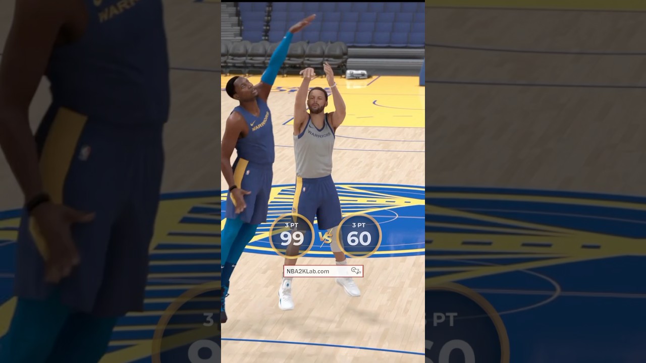 NBA 2K25 How to Shoot Tips: 60 to 99 Overall 3 PT VS #nba2k25 #2k25