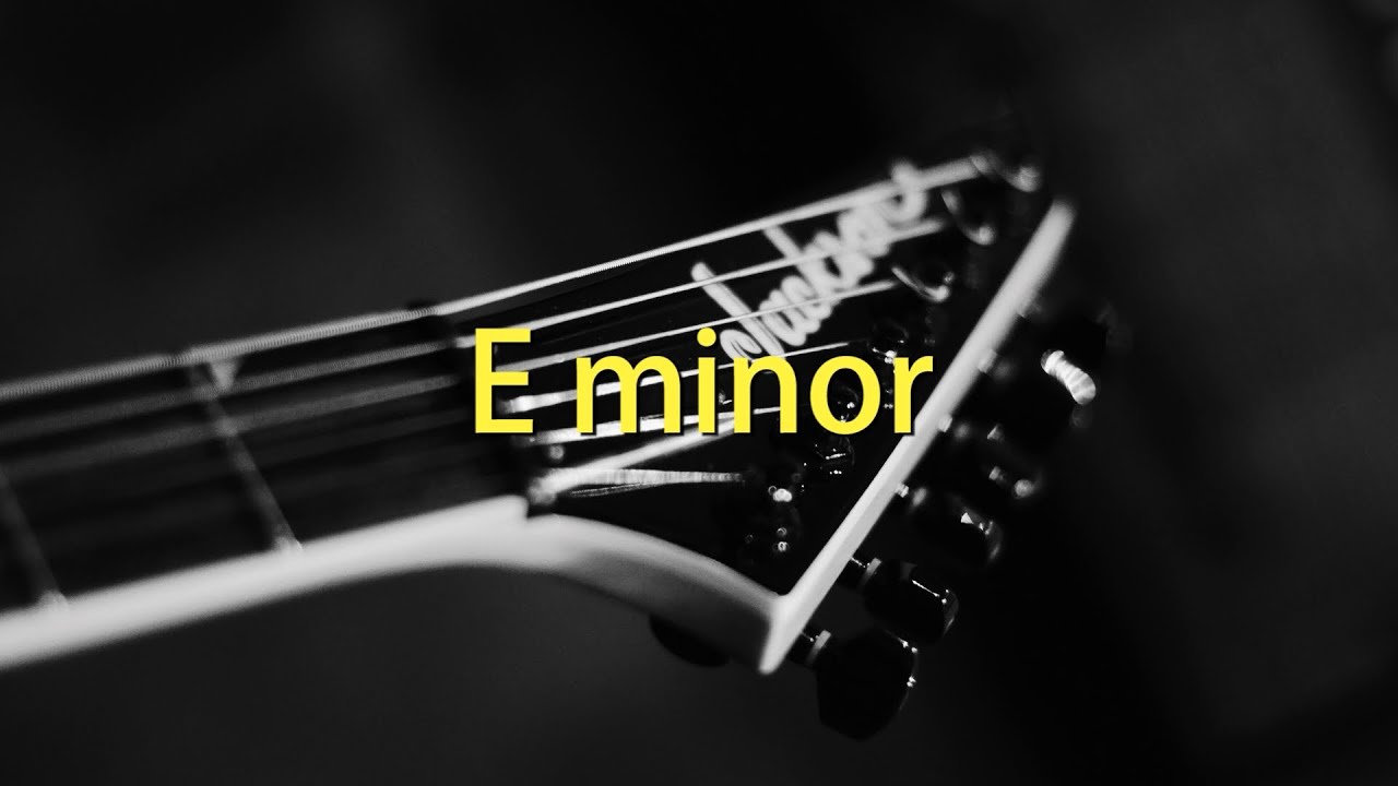 E Minor Rock Guitar Backing Track (92 bpm)