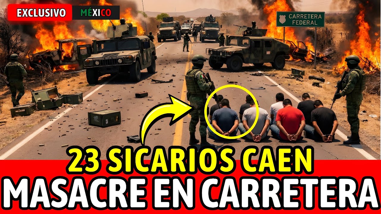 💥&iexcl;Masacre en Carretera Federal! CJNG Embosca Convoy Militar: 23 Sicarios Caen en Respuesta Brutal