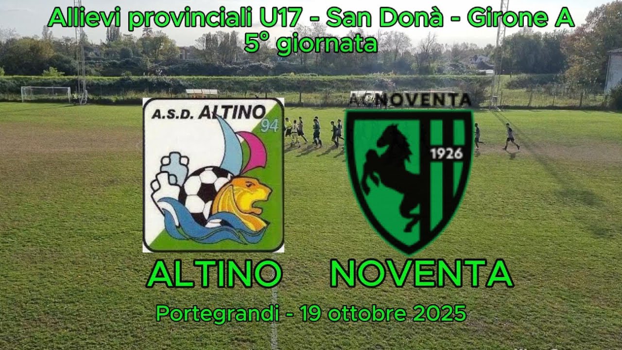 ALTINO NOVENTA 19 ottobre 2025