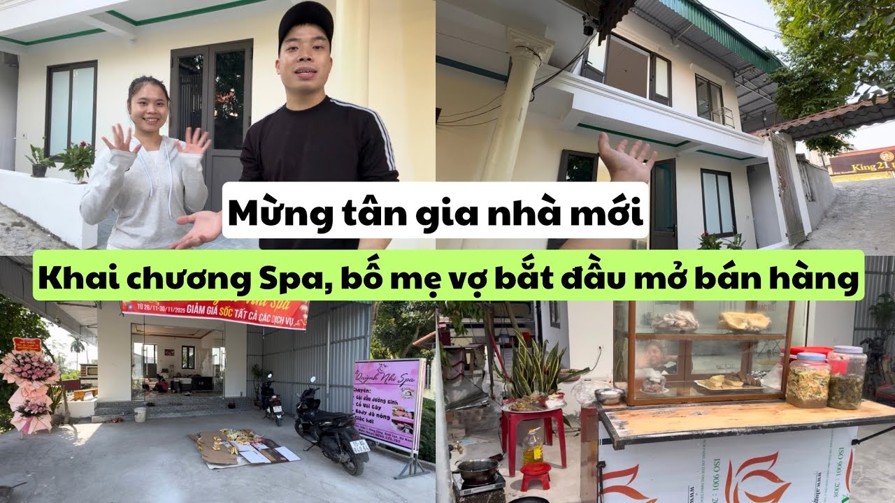 601 | Mừng T&acirc;n Gia Nh&agrave; Mới - Bắt Đầu Khai Chương Qu&aacute;n Masage v&agrave; Bố Mẹ Vợ Quay Lại Mở B&aacute;n H&agrave;ng