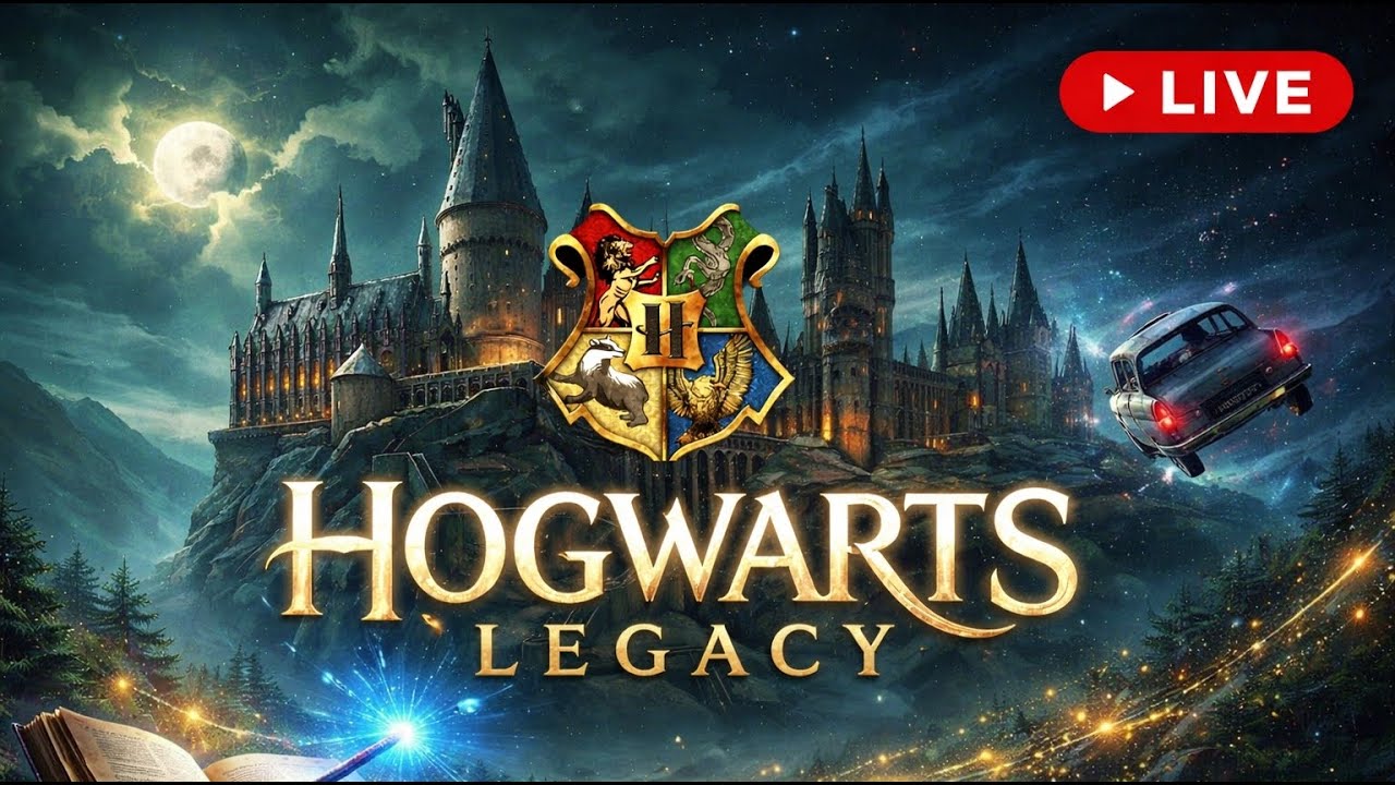 Hogwarts Legacy LIVE 🔥 First Time Gameplay | Open World Magic & Combat (4K)