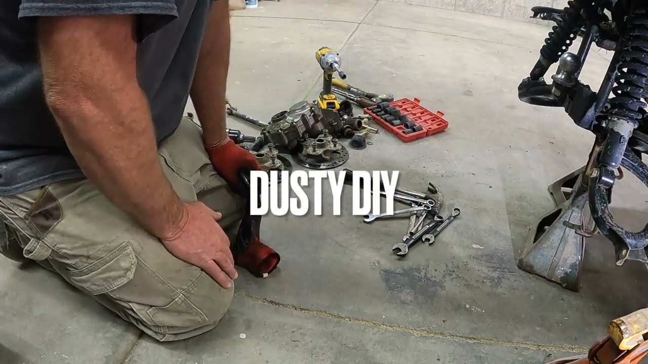 Fixing the rear differential on a 2007 Yamaha Grizzly