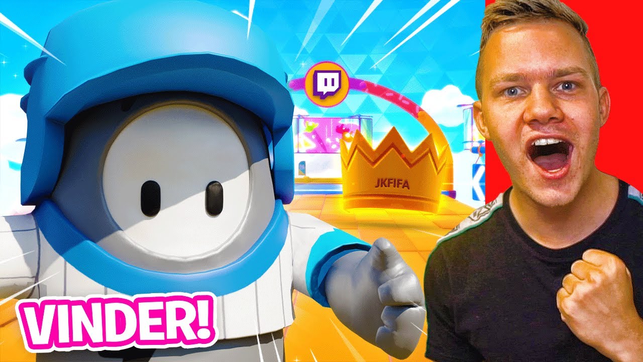 JEG FIK ET FALL GUYS WIN LIVE PÅ STREAM!