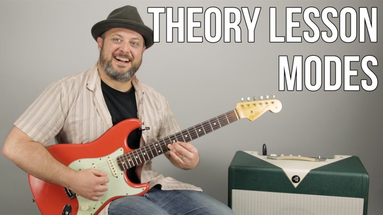 Music Theory Lesson For Guitar - Modes - Mixolydian and Major