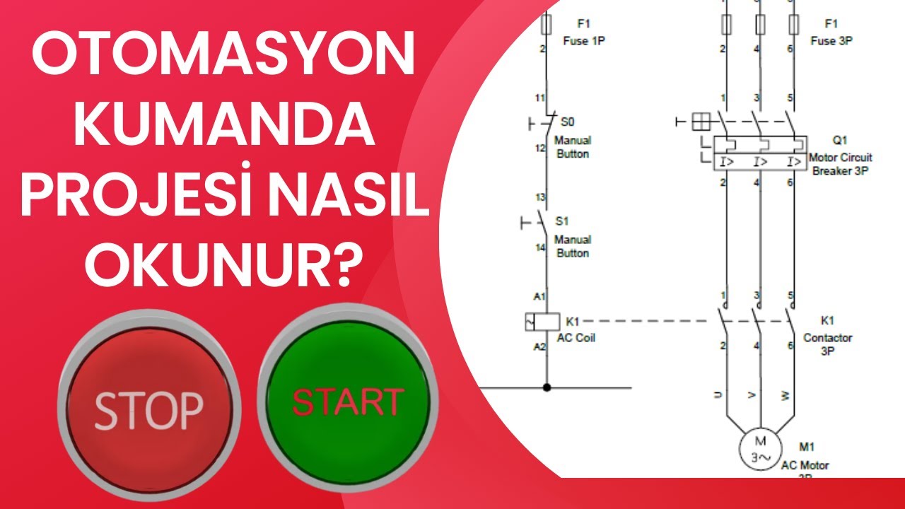 Elektrik Otomasyon Kumanda Projesi Nasıl Okunur? | Adım Adım Proje Okuma