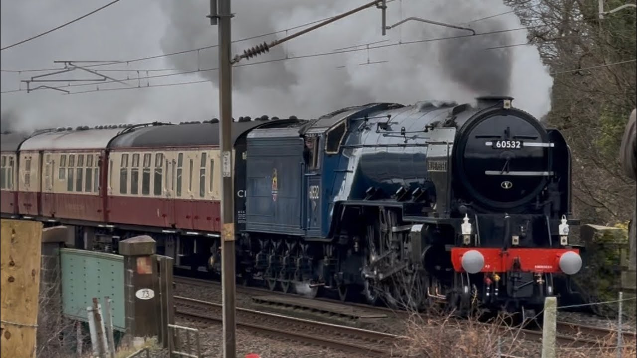 Blue Peter unassisted on Cumbrian Mountaineer! 60532 Peppercorn A2 - 12/2/26
