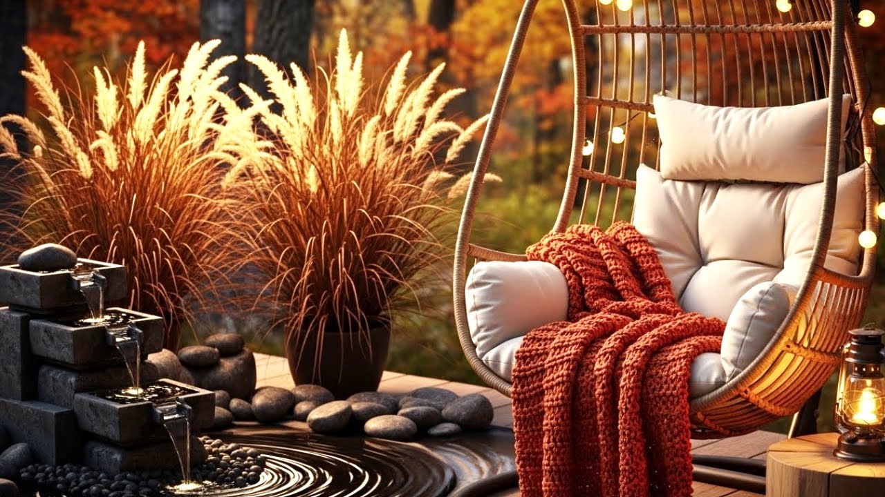 Cozy Autumn Glow Small Garden Designs 2026 | Soft & Relaxing Vibes