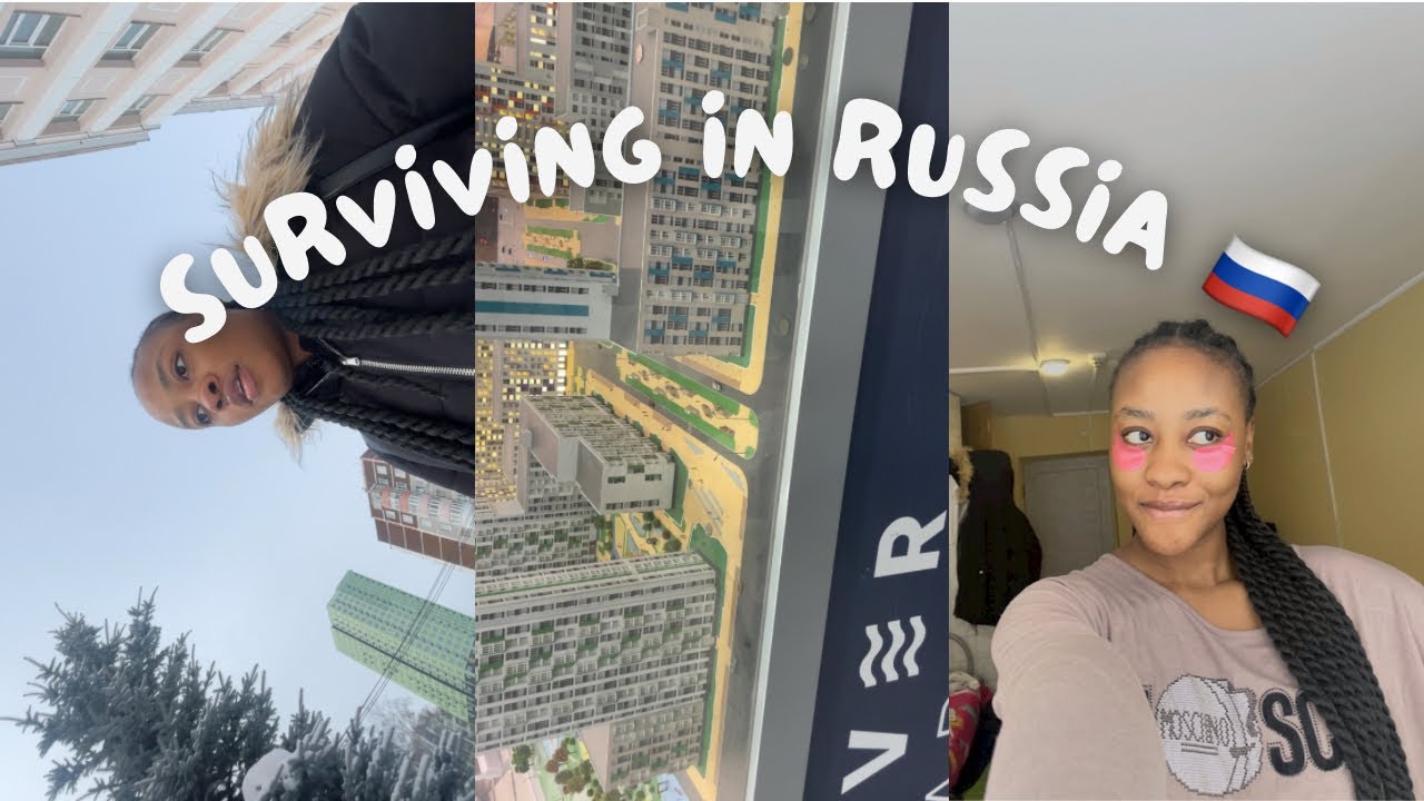 SURVIVING IN RUSSIA AS A STUDENT 102| GROCERY SHOPPING| LECTURES| WINDOW SHOPPING #studyabroad 