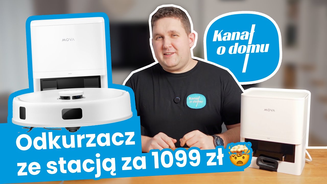 Tanio, taniej, MOVA E20 Plus. Odkurzacz ze stacją za 1099 zł
