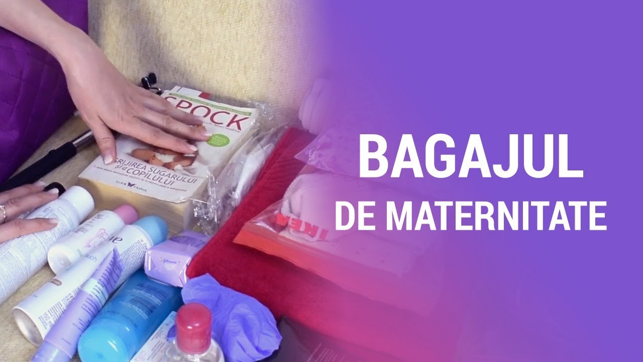 Ce am pus &icirc;n bagajul de maternitate