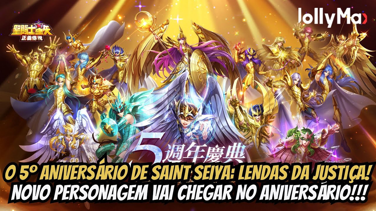 ⭐O 5º ANIVERSÁRIO DE SAINT SEIYA: LENDAS DA JUSTIÇA CHINÊS JÁ TEM DATA E VAI TRAZER NOVO PERSONAGEM⭐