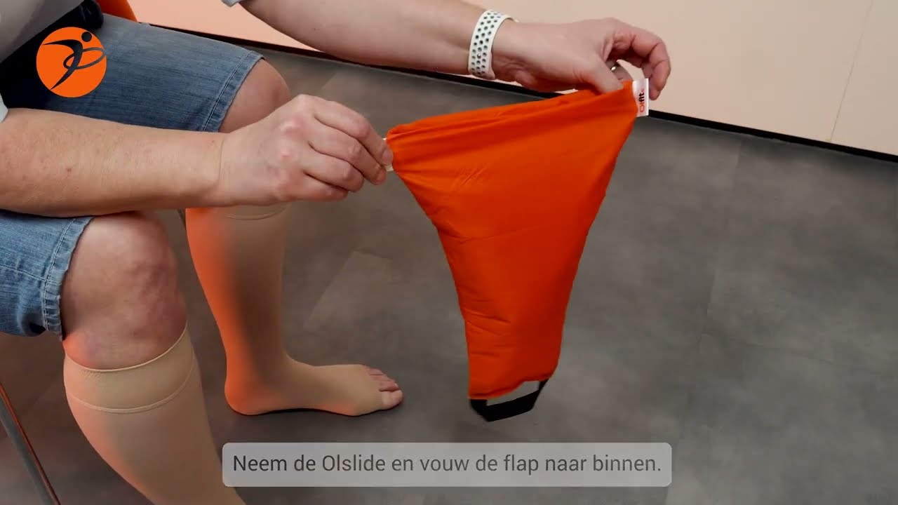 Olmed | instructievideo | Olslide Classic aantrekken door mantelzorger.