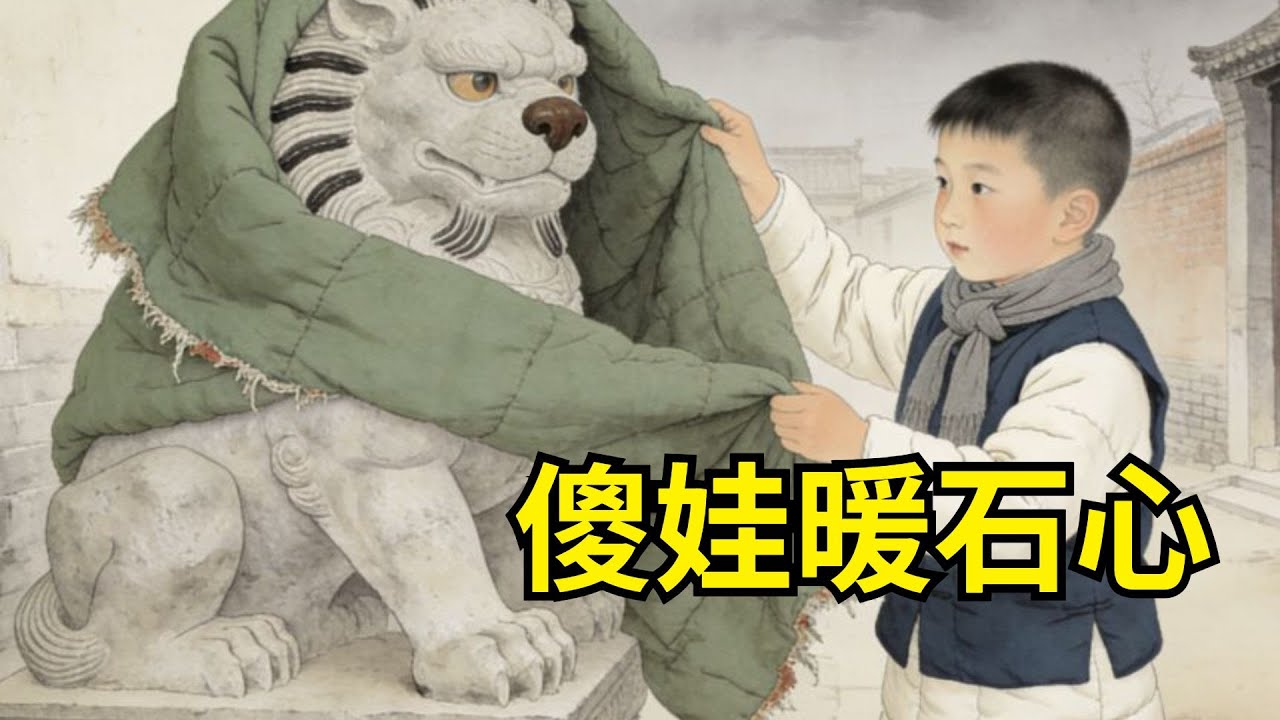傻小子給廟前石獅披棉被，被人笑話十年！除夕夜石獅開口説話，帶他挖出龍脈寶藏，全村跪求分一口湯！#故事頻道#聽書#民間故事#説書#善有善報#爽文