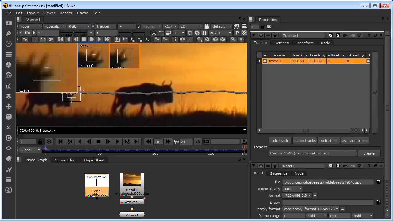 Feature Tracking in Nuke: Part 1