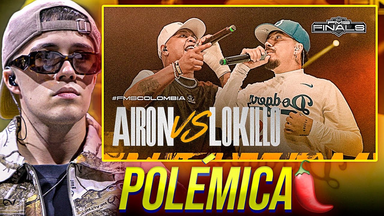 GAZIR reacciona a LOKILLO vs AIRON en FMS COLOMBIA 🇨🇴