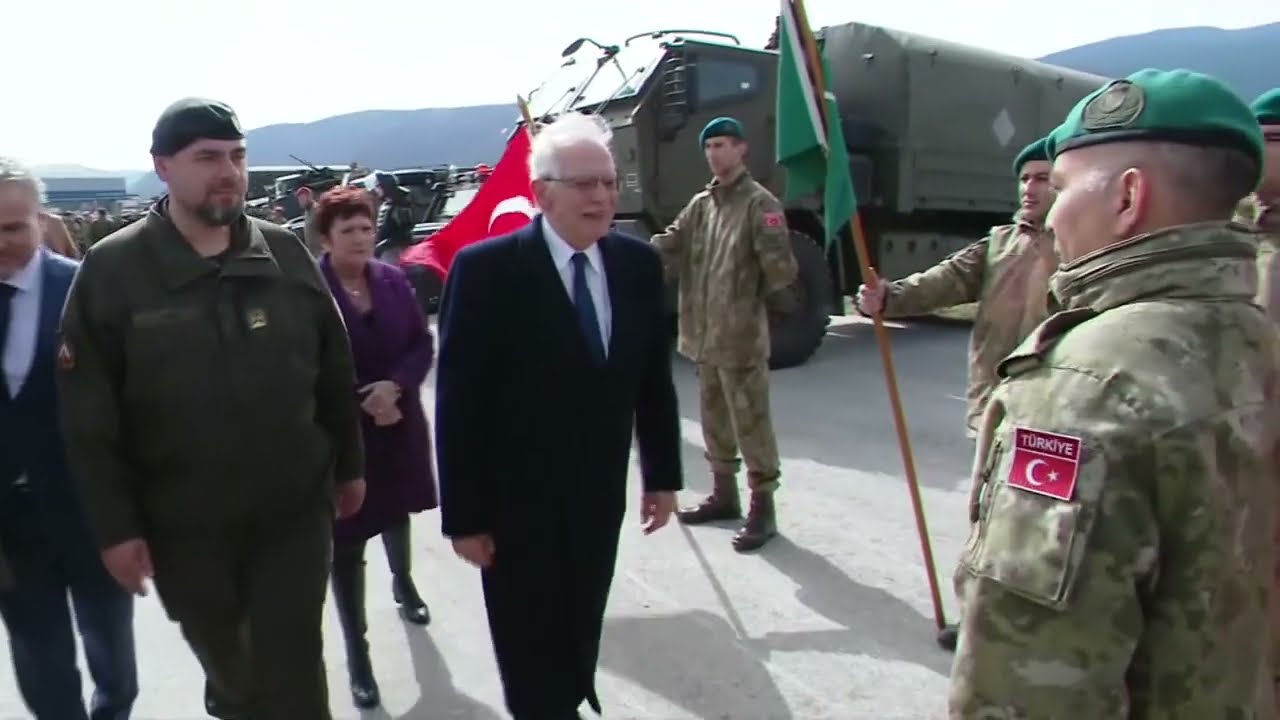 EU Committed To Bosnia's Stability Amid Ukraine War. Borrell inspects EUFOR Camp Butmir in Sarajevo