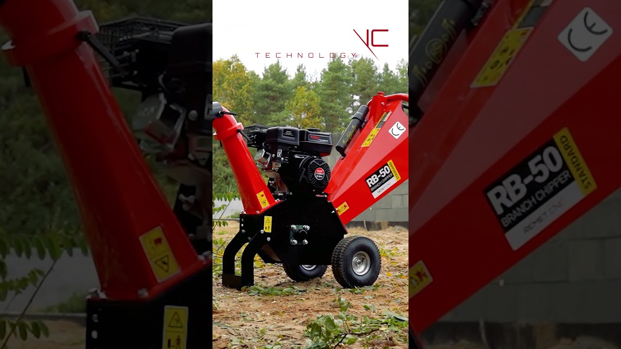 Rębak bębnowy 𝗥𝗕-𝟱𝟬 𝗡𝗘𝗪! :) do rozdrabniania gałęzi na zrębki :) #agriculture #rolnictwo #działki