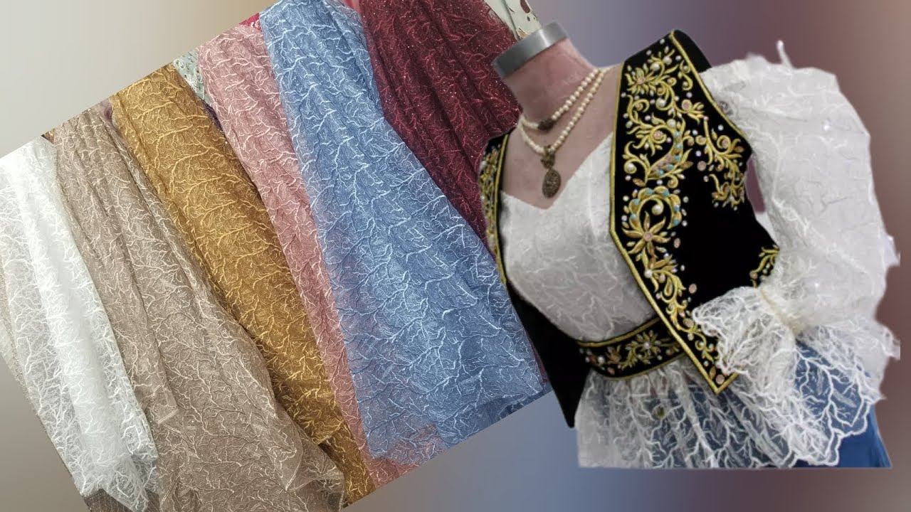 غليلة جزائرية و ألوان تيل لي خدمت بيه بيل و أنواع أقمشة