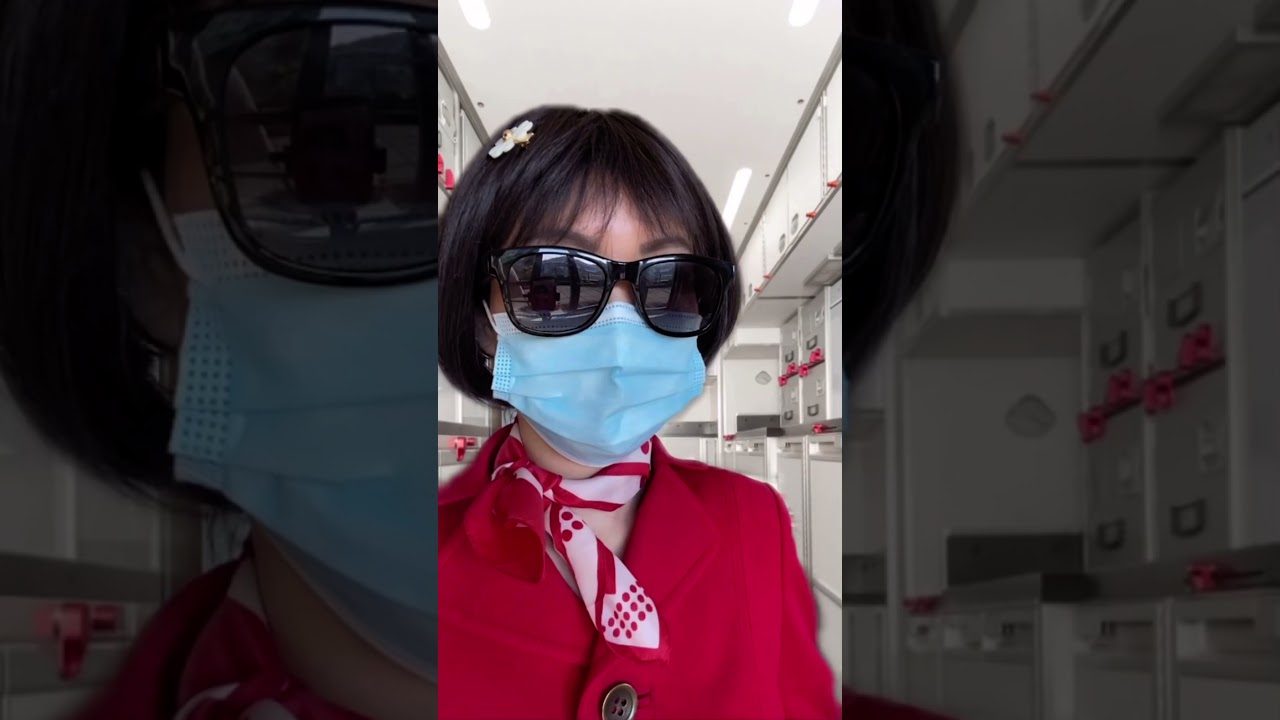 Flight attendants during covid