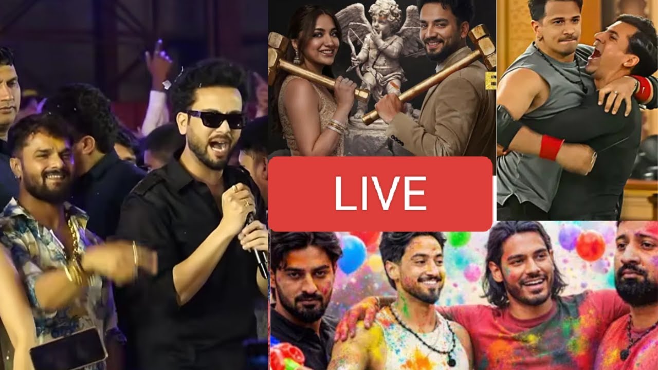 #elvish yadav in patna holi evet ll#the 50 show EP 29 ll#engaged S2 ll