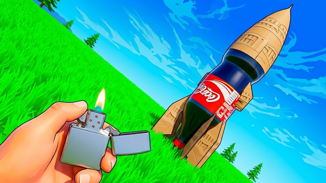 Я в буквальном смысле запустил свою бутылку колы в космос.