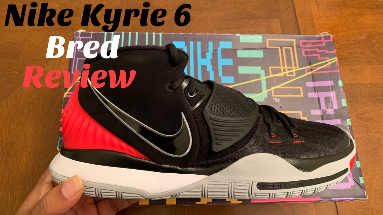 Nike Kyrie 6 Bred Unboxing, Detailed Review w/McFly KOF. Bred Kyrie 6 Review. Gifted From E Money.