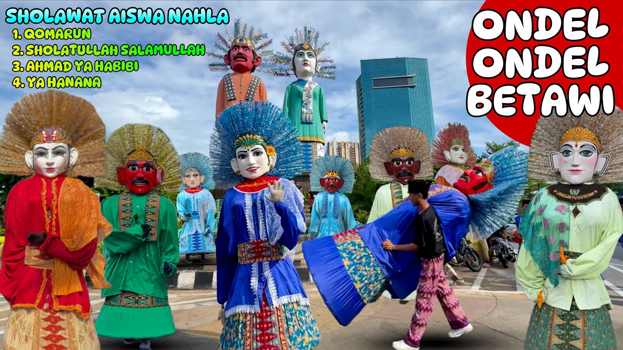 ONDEL ONDEL 💞 KUMPULAN SHOLAWAT AISHWA NAHLA FULL LIRIK | ONDEL ONDEL BETAWI SHOLAWATAN