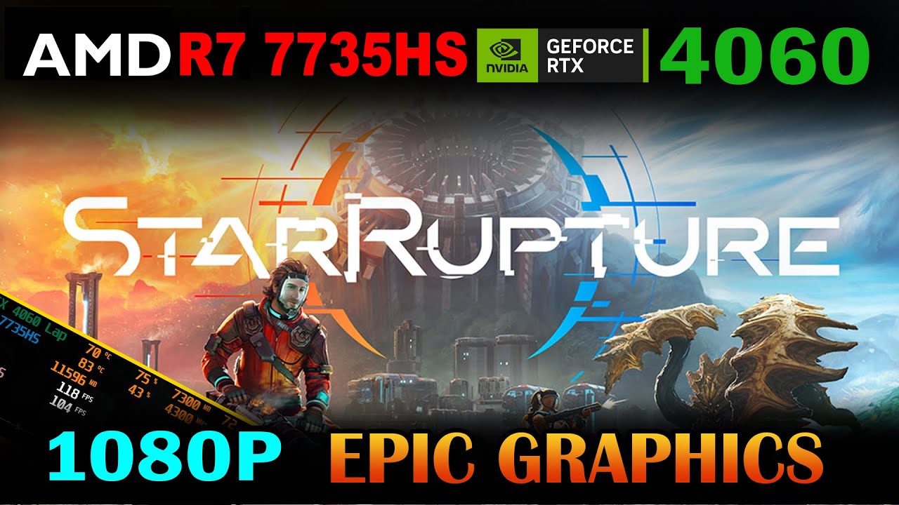 StarRupture RTX 4060 Ryzen 7 7735HS | Asus TUF Gaming A15