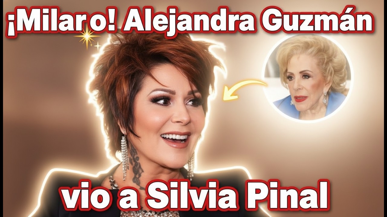 ¡Milagro! Alejandra Guzmán vio a Silvia Pinal
