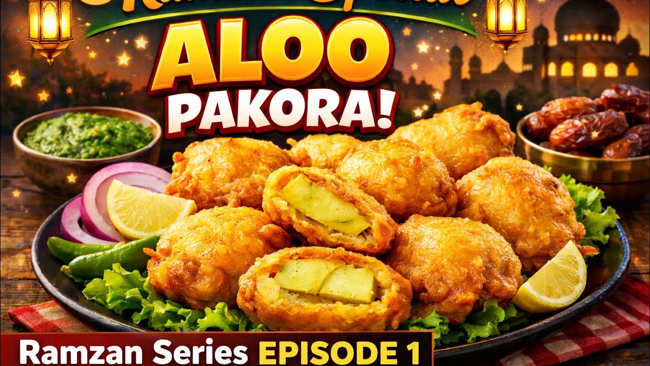 Ramzan special #aloo pakora #aloo bajiya #quickrecipe #easyrecipe #ramzan series episode 1 