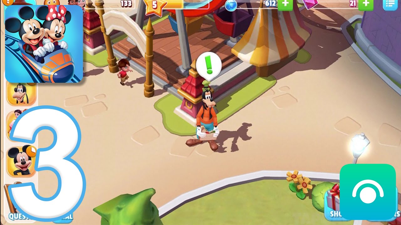 Disney Magic Kingdoms - Gameplay Walkthrough Part 3 - Level 4-5 (iOS, Android)