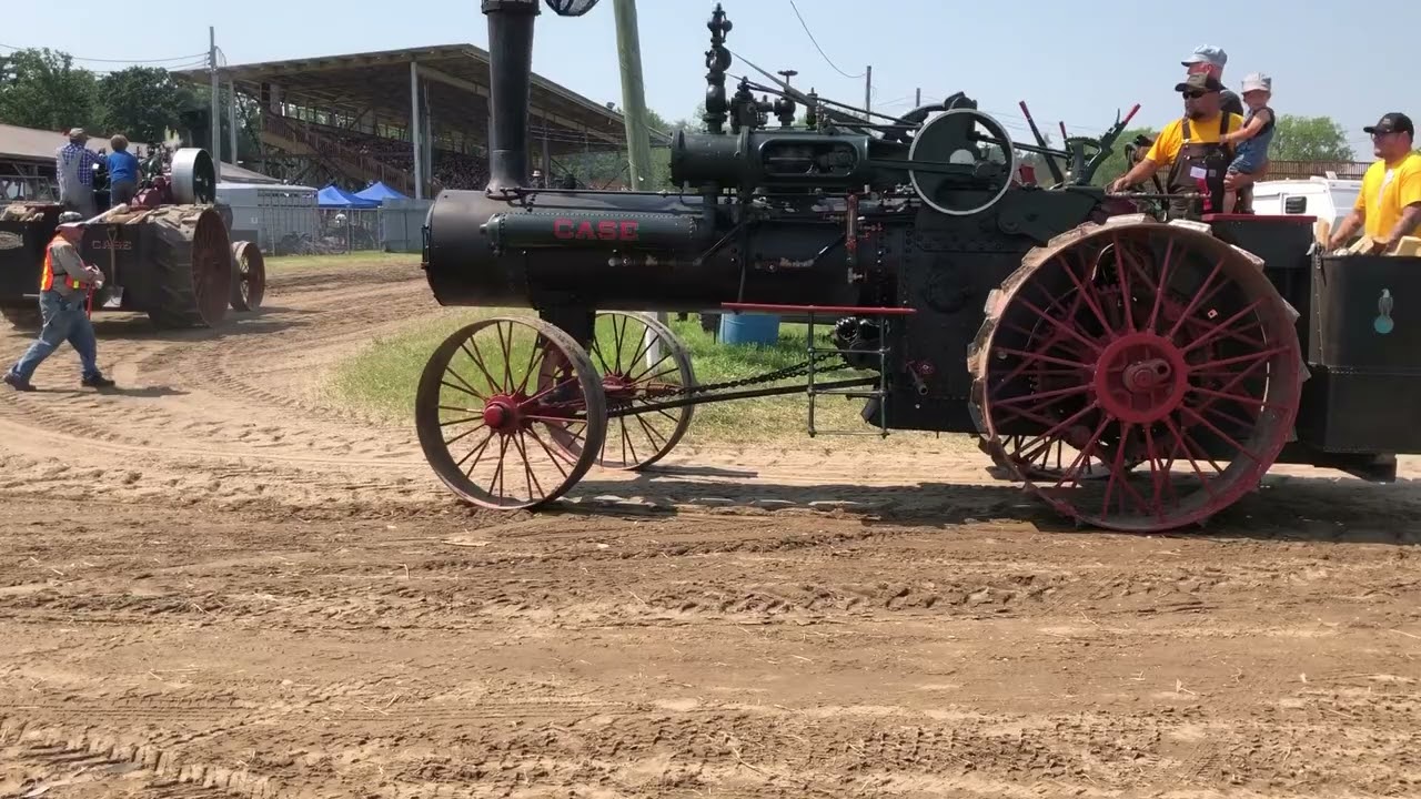 Antique steam engine parade